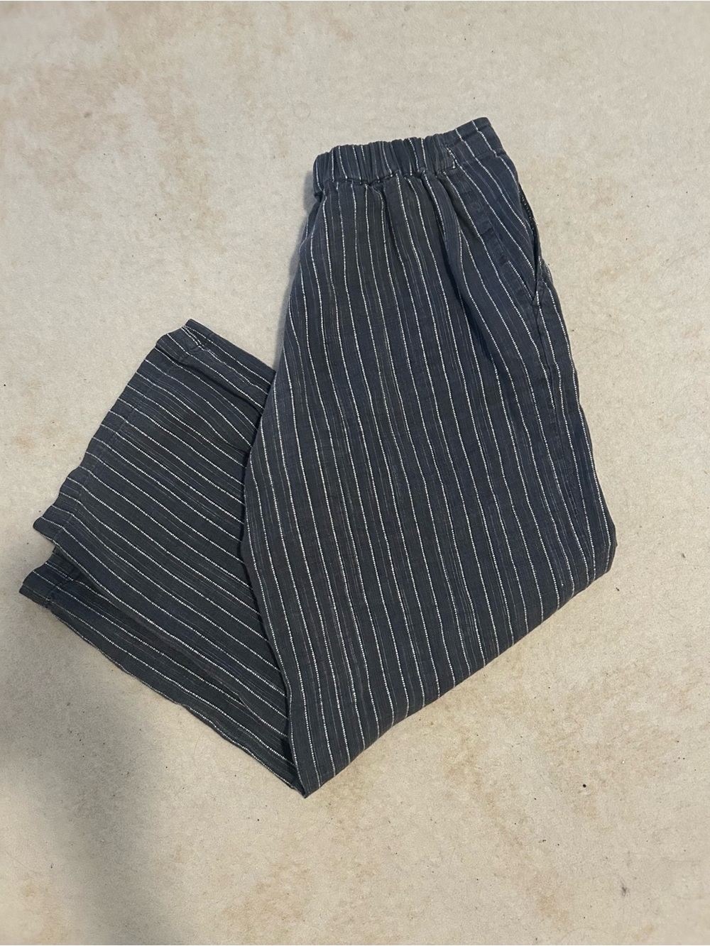 365 high rise linen blend trousers - Size 10